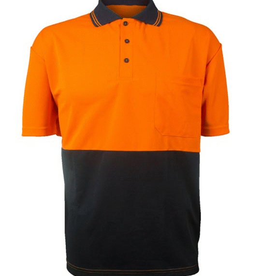 Proman Orange navy Short sleeve