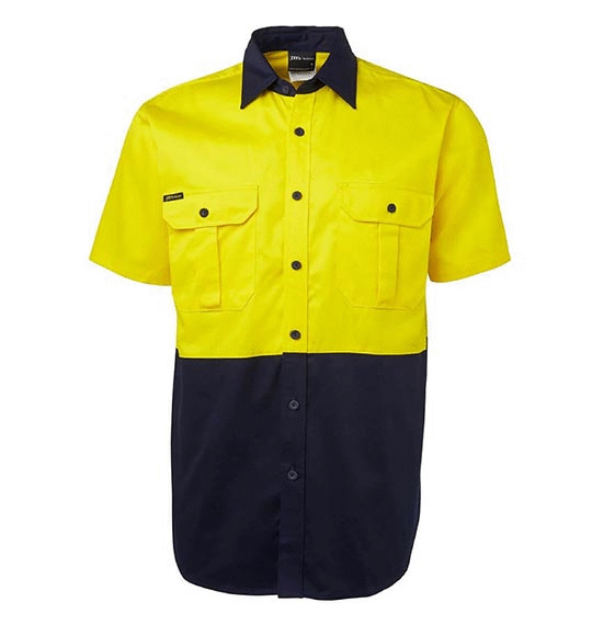 Proman Yellow navy Short sleeve