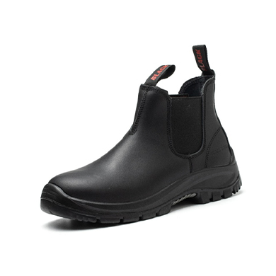 Black Wings Safety Boots: Slip-on